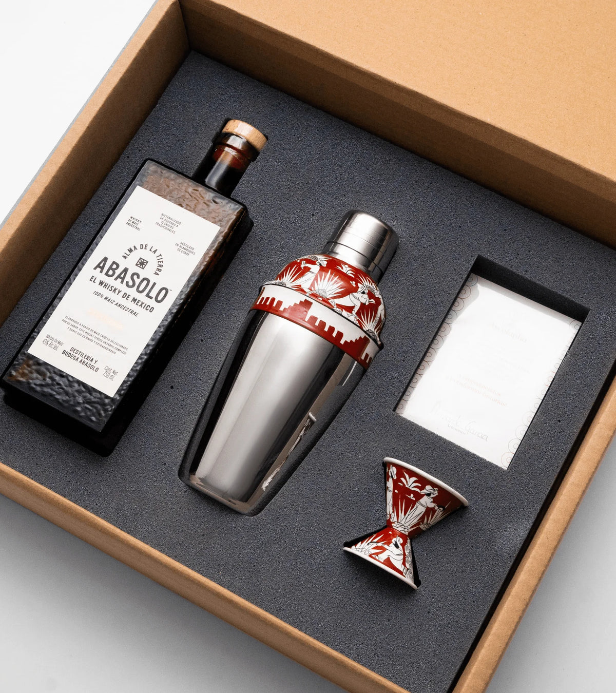 Kit Whisky Abasolo con coctelera - Edición Xalilta
