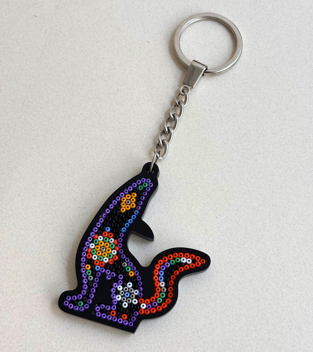 Llavero alebrije huichol - Colección mexicana