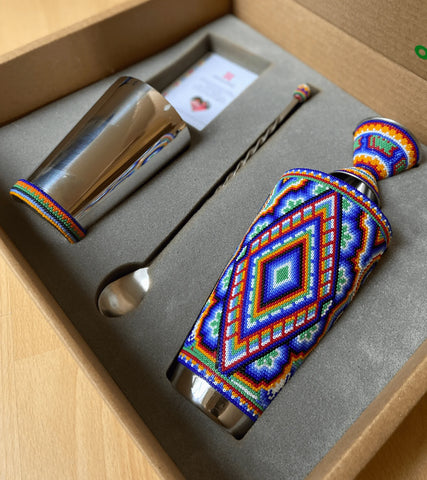 Kit de lujo para bartender - Edición Shaker Huichol