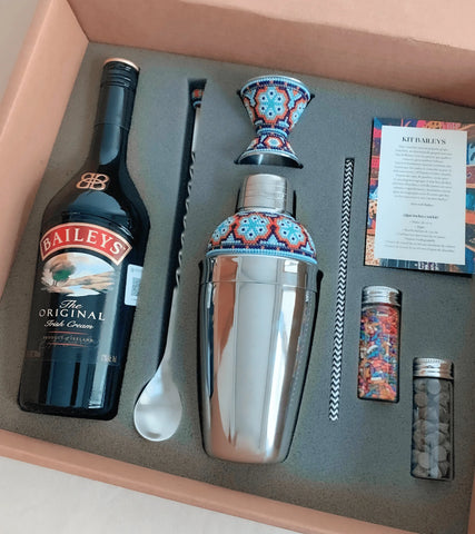 Kit Mixología Baileys para preparar frappes - Edición Huichol