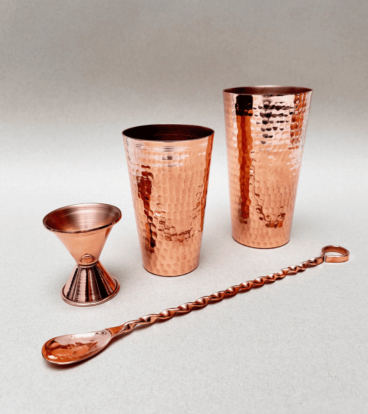 Set bartender - Martillado de Cobre