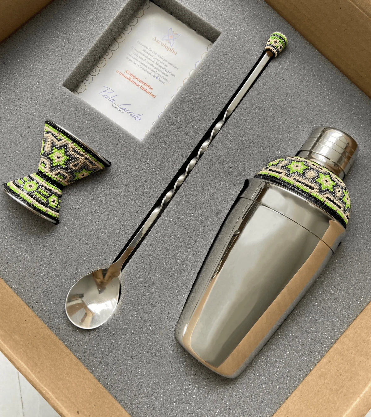 Kit coctelera - Edición Huichol